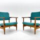 Pair of Mid-Century Armchairs, Czechoslovakia, 1970's