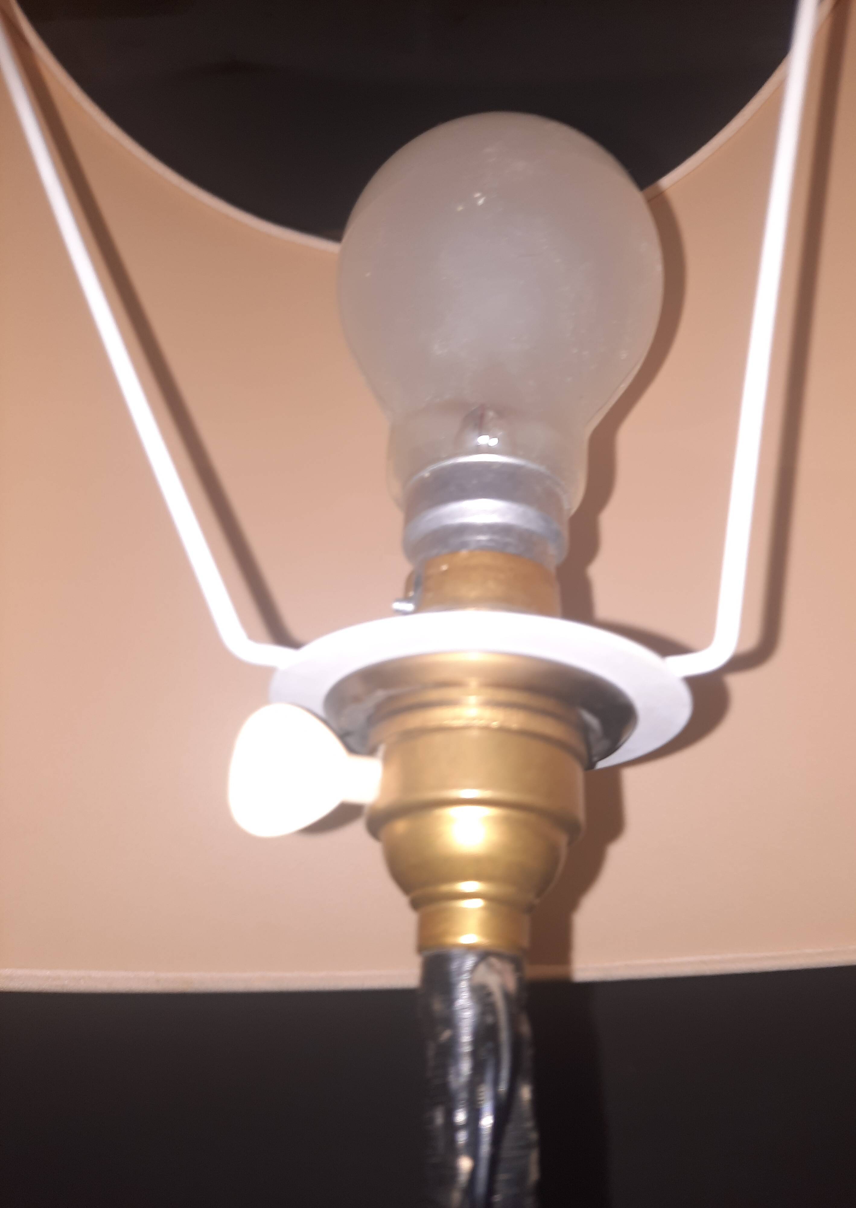 Vintage metal floor lamp