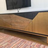 TV stand in oak 240 cm (manufacturer Tikamoon)