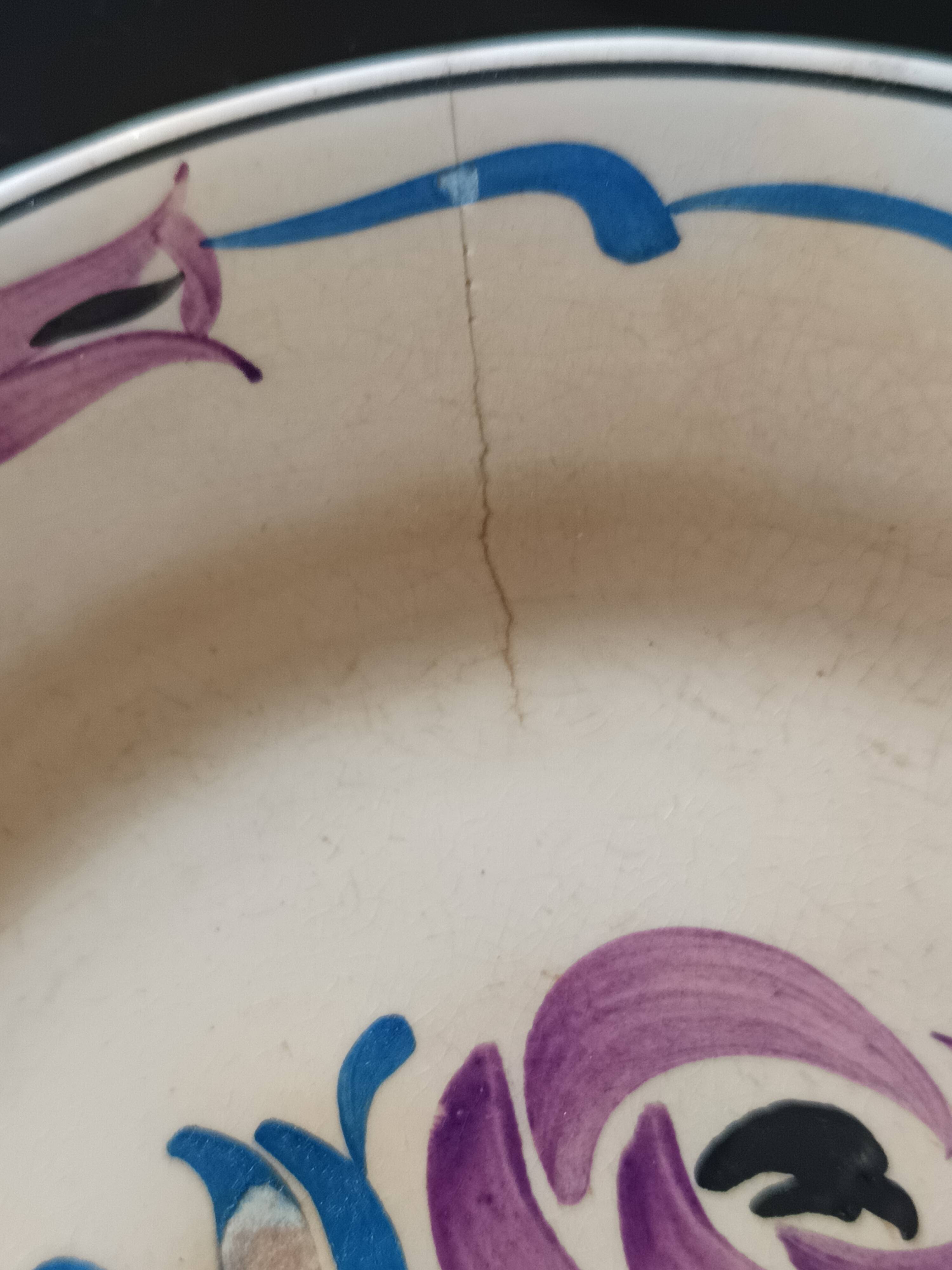 Set of 5 plates from 1930 signed Marcel Goupy