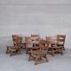 Chaise en bois basse