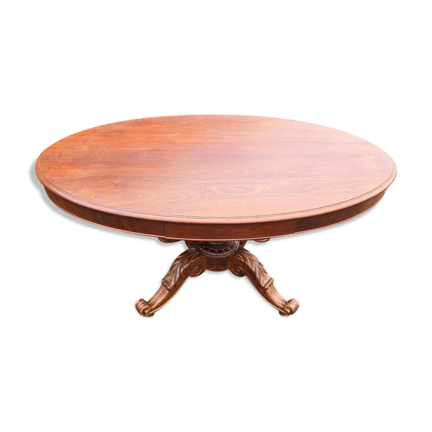 19th century oval dining table