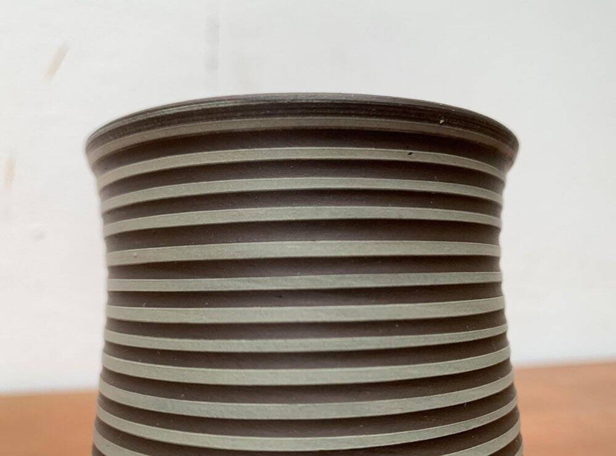 Mid-century minimalist vase by Kieler Kunstkeramik, 1960s