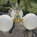 Chandelier vintage 3 balls