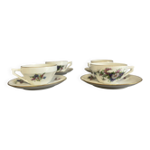 M&S porcelain coffee cups and saucers