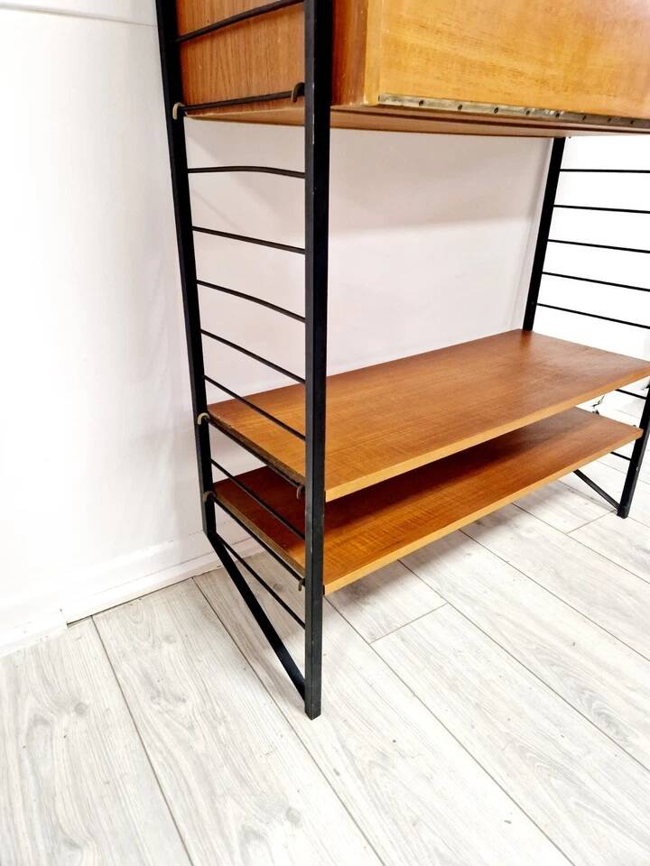 Mid Century Staples Ladderax Shelving Cupboard