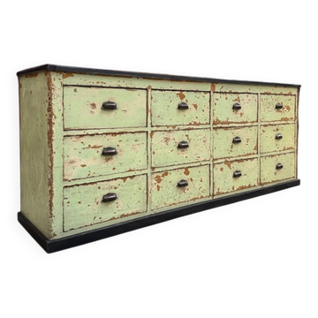 Workshop furniture from the early 20th century.