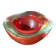Alessandro Mandruzatto, Sommerso. Murano glass ashtray.