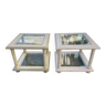 Set of two coffee end tables