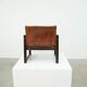 Early Karin Mobring for Ikea leather safari lounge chair