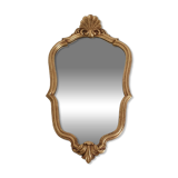 Louis XV style gilded rococo mirror