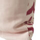Pink / raspberry ikat style ottoman cushion cover - 50 x 50