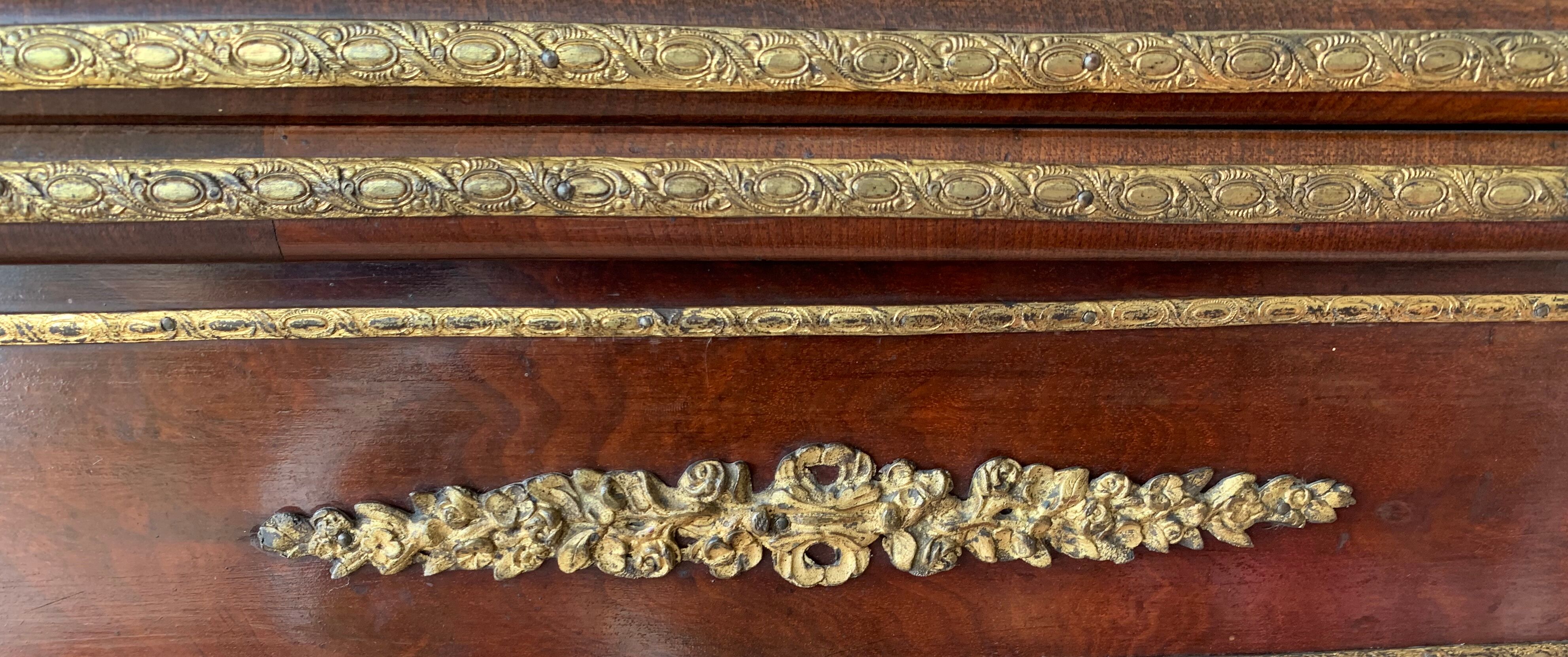 Console, games table Louis XVI style, nineteenth century