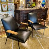 Pair of “Robert” armchairs by Pierre Guariche for Meurop 1962