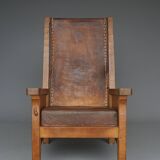Oak Armchair by Robert Mouseman Thompson, 1940s