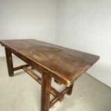Pine table by Georges Robert
