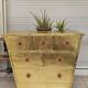 Handcrafted commode fully dressed in brass, original piece and