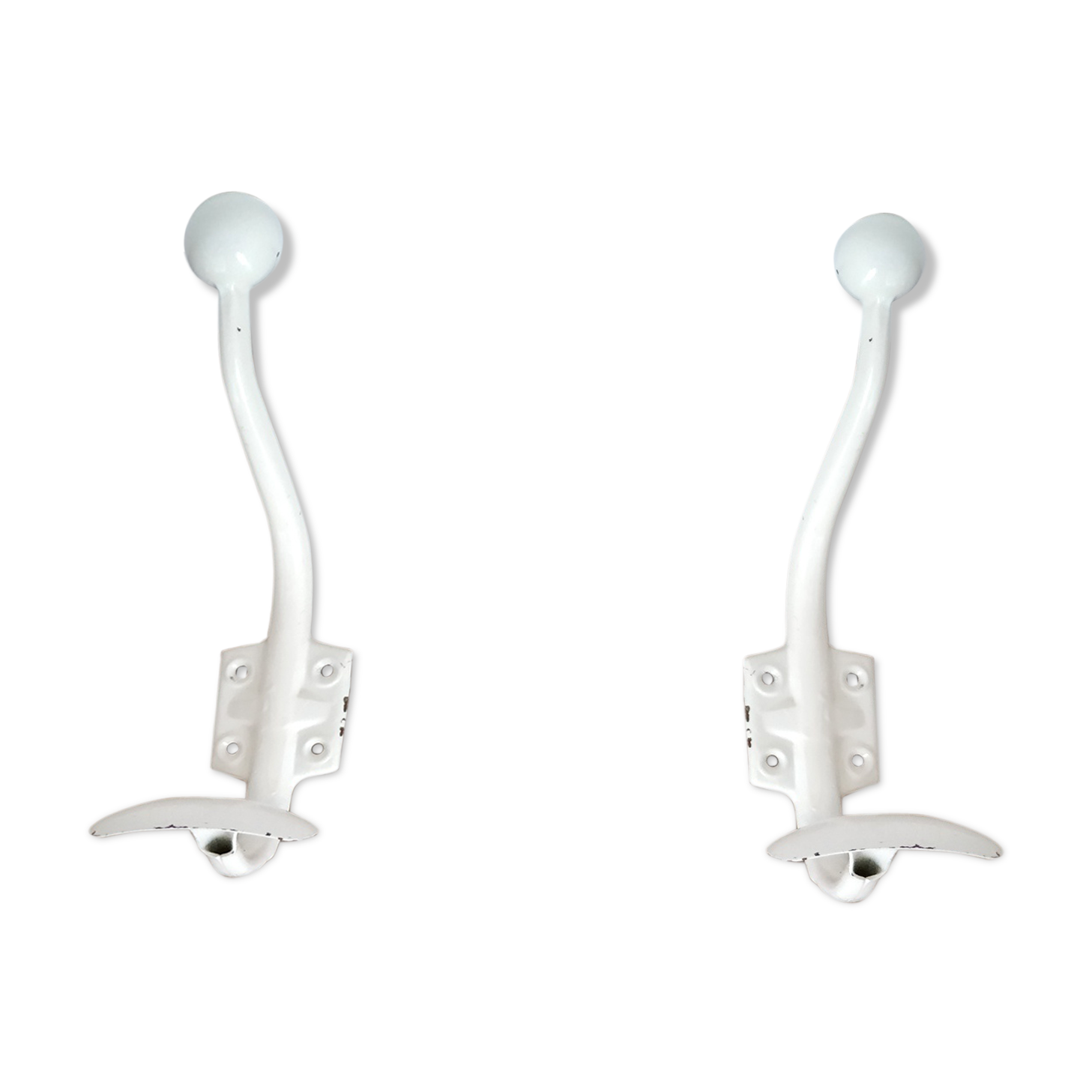 Old pair of metal pads