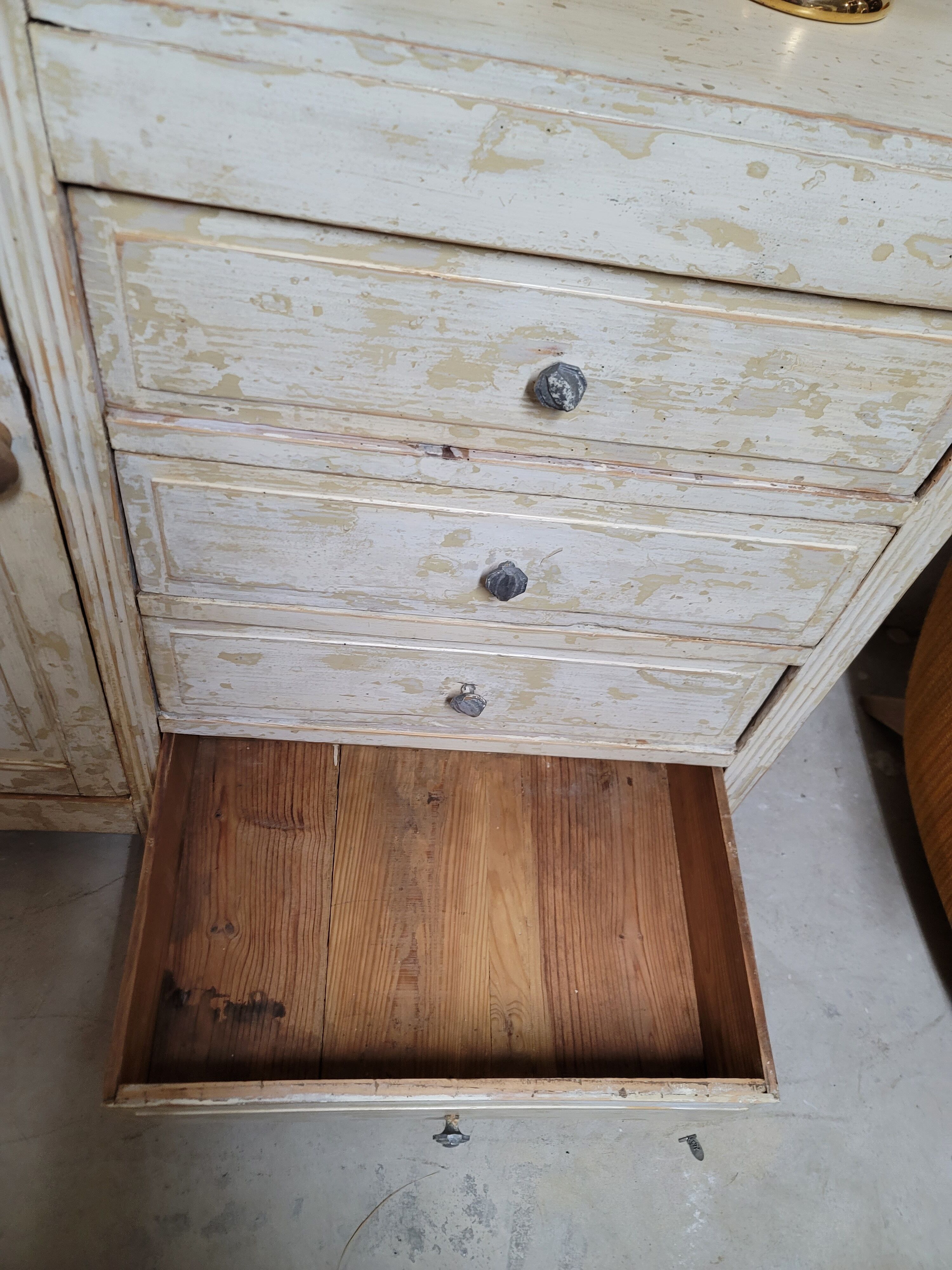 Asymmetrical vintage buffet