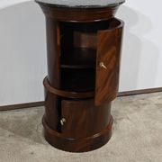 Rare Somno with two doors in Burl Mahogany, Empire period – Early 19th century
