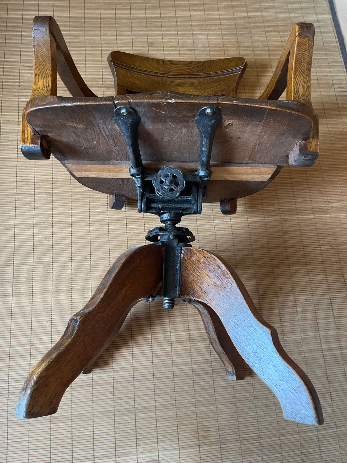 Wooden office chair