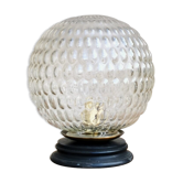 Table lamp, old vintage globe