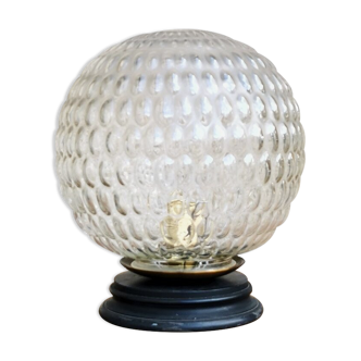 Table lamp, old vintage globe