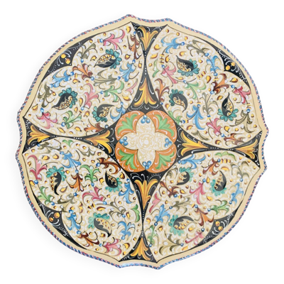 Grand plat signé Molaroni Pesaro Italie