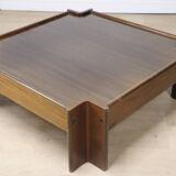 Table basse « Zelda » par Sergio Asti en palissandre, 1960