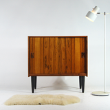 Vintage Danish retro hi-fi furniture in rosewood