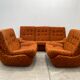 eastern bloc vintage living room set by jitona, czechoslovakia, 1970s