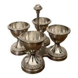 Set of 4 silver-plated shells