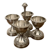 Set of 4 silver-plated shells