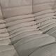 Togo 3 seater sofa in beige microfibre designed by Michel Ducaroy 1973