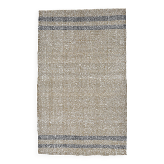 Tapis Kilim en laine biologique 290 x 190 cm, fabriqué en Turquie.