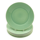 Set of 7 dessert plates Boch Frères