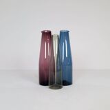 Midcentury Collection of 3 Bird Carafes by Iittala, Timo Sarpaneva, Finland, 1950s