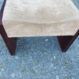 Old dressing table stool pouffe