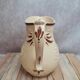 Old Pichet KG Lunéville No. 1 in ironstone, relief bird decoration, vintage