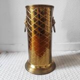 Vintage brass umbrella stand