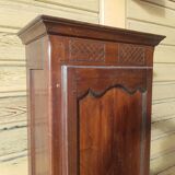 Massive walnut antique clock body