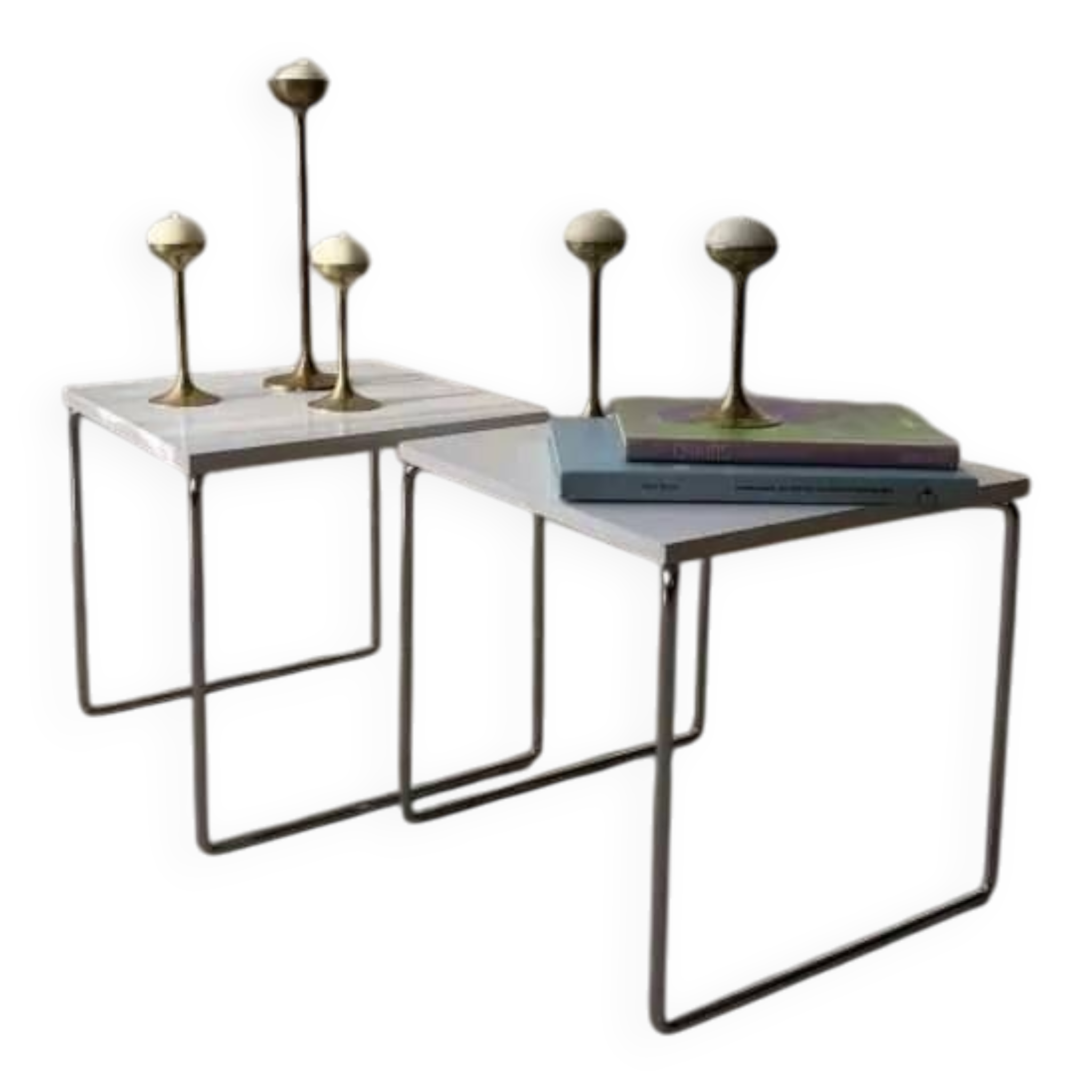 Brabantia side tables 1970s minimalist design