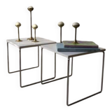 Brabantia side tables 1970s minimalist design