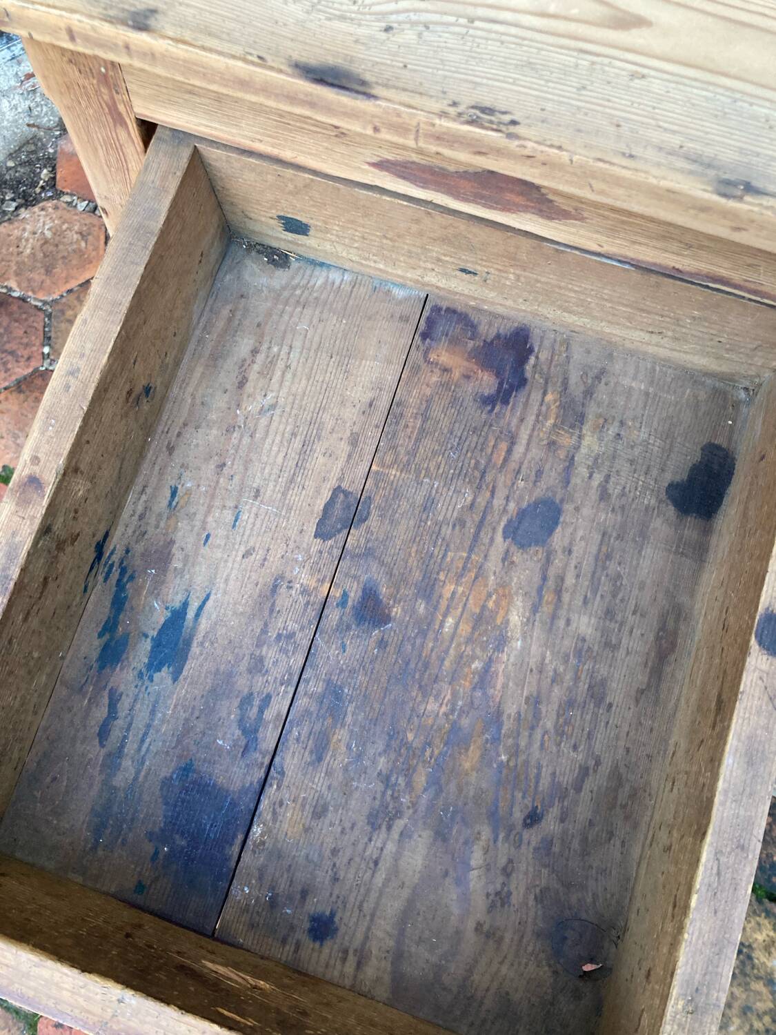 Vintage solid pine sideboard