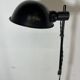 Vintage black metal floor lamp from the 70s