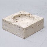 Fratelli Mannelli ashtray in travertine 1960s