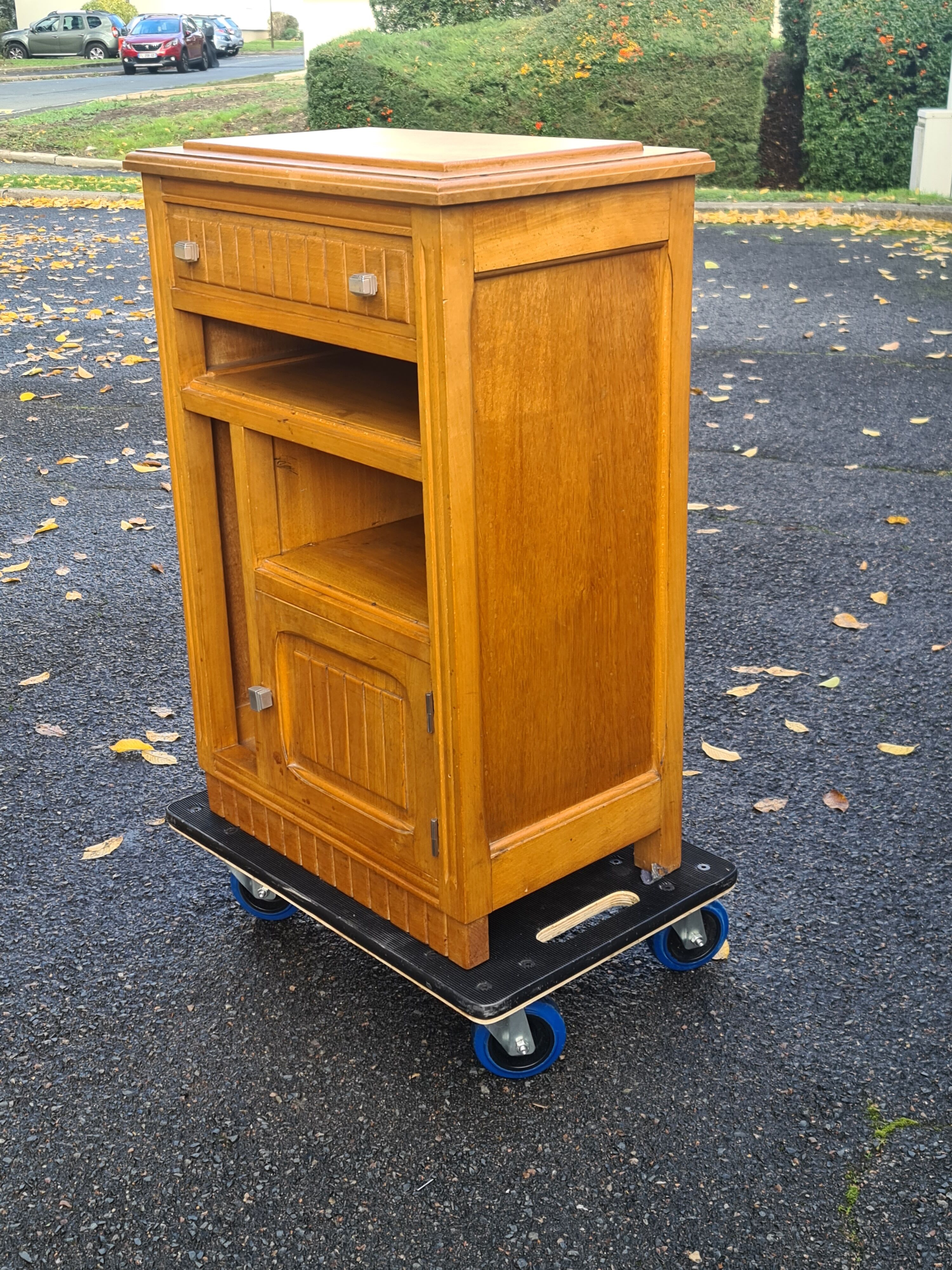 Art deco jam maker 1940-50 solid wood