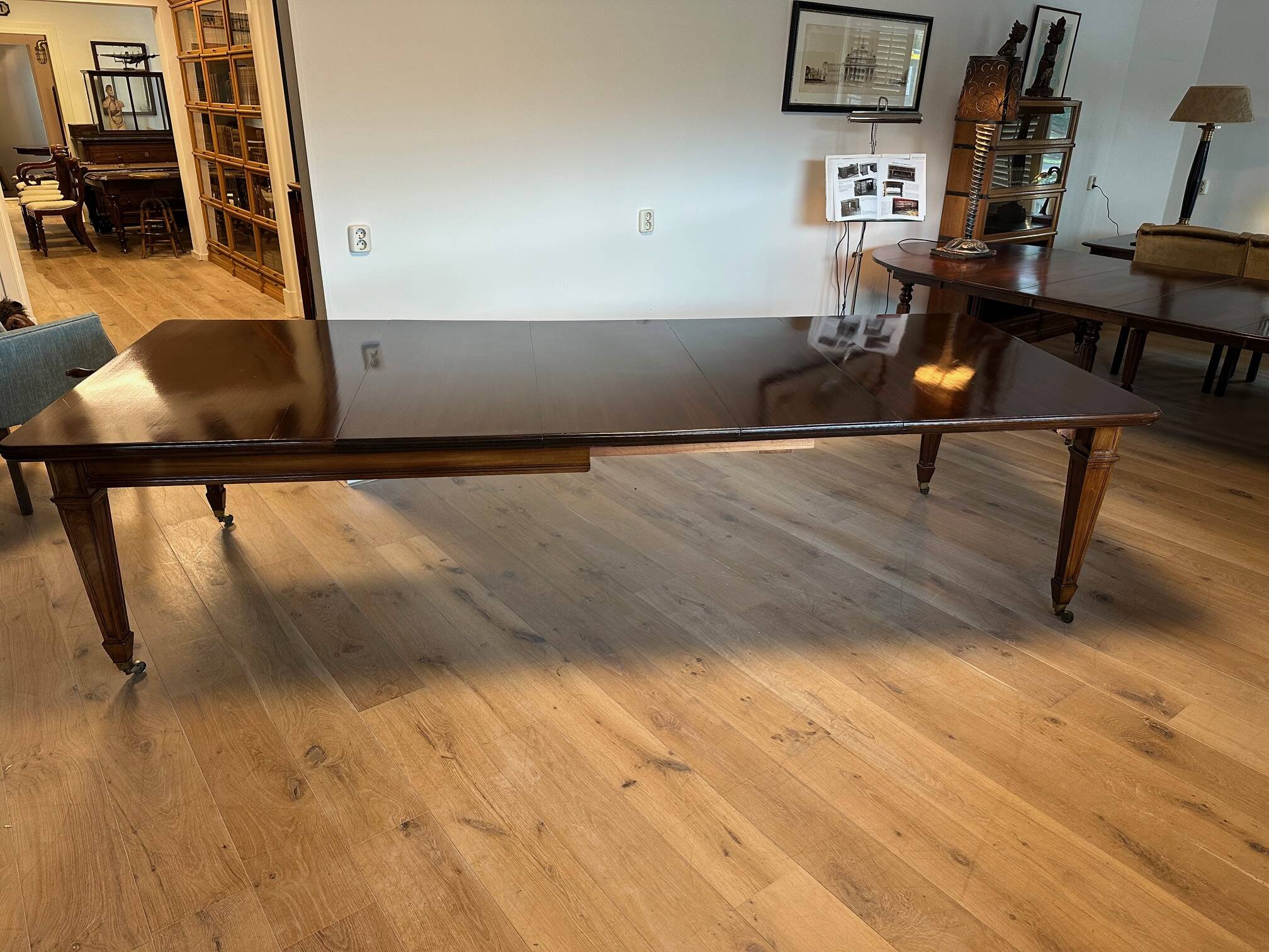 Large antique dining table