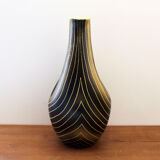 Black and yellow Saint Clement pitcher vase