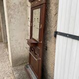 Natural wood locker